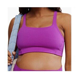 Free People X Hatch Maternity Size Small Never Better Sports Bra Berry NWT